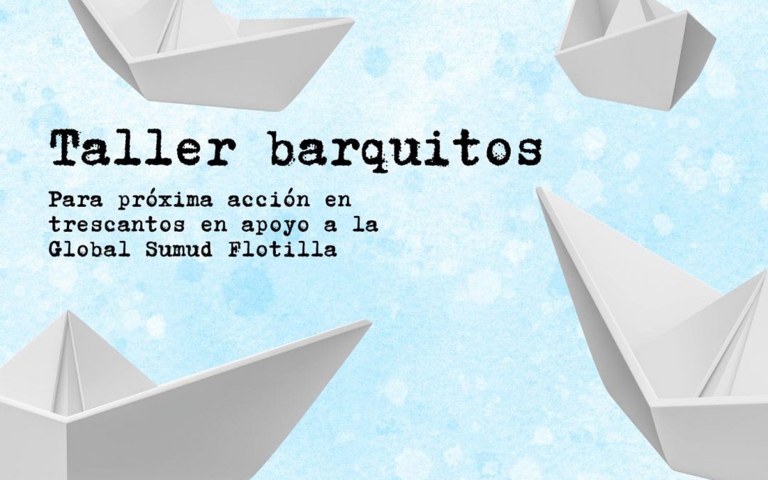 TALLER BARQUITOS ACCIÓN APOYO FLOTILLA